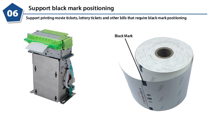 Kiosk Receipt Printers with Black Mark