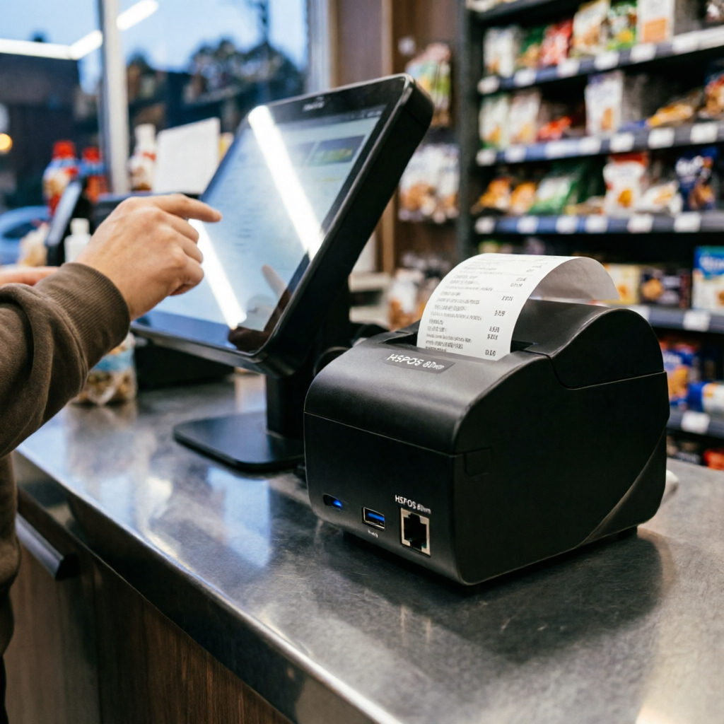 HSPOS Kiosk Thermal Printers: 80mm & 3-inch Models for Retail, Food Service, and Unattended POS