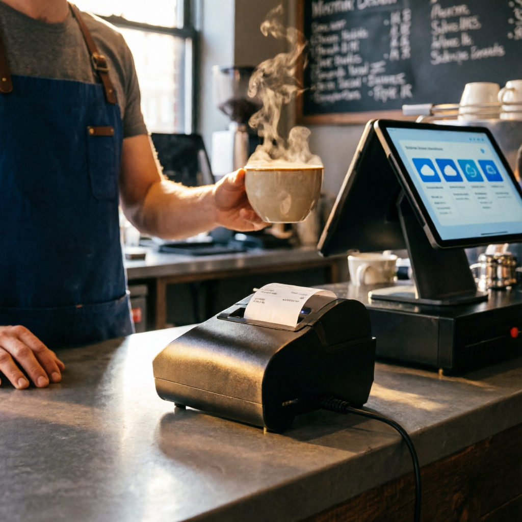 HSPOS Thermal Printers for Retail, Food Service & Kiosks: Auto-Cut, Low-Noise, Cloud-Ready Models