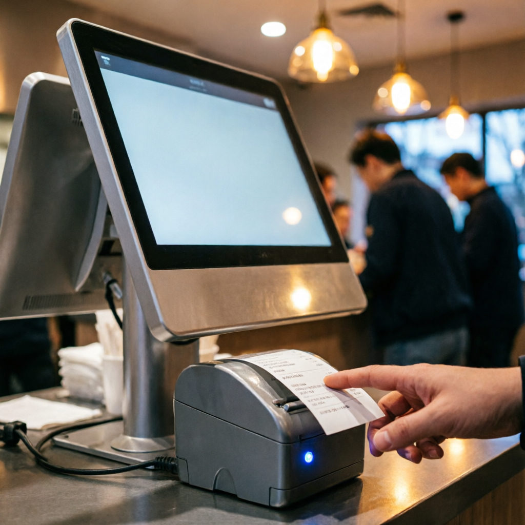 HSPOS 80mm Thermal Receipt Printers for Restaurant Kiosks & Cloud POS: 260mm/s, <15dB, WiFi/USB/Ethernet