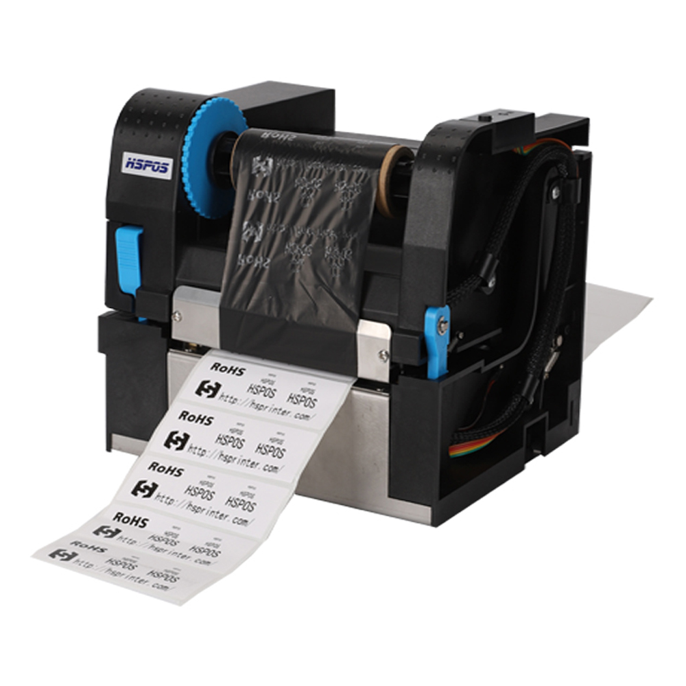 HS-K27 Label Printer Oblique Side Printing Effect Display