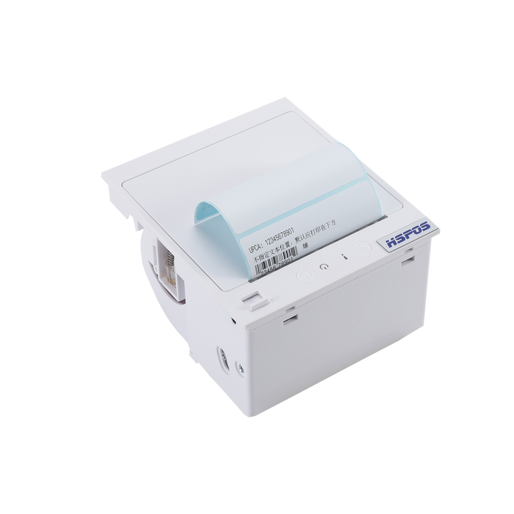 White Embedded Thermal Printer Paper Output Effect Display