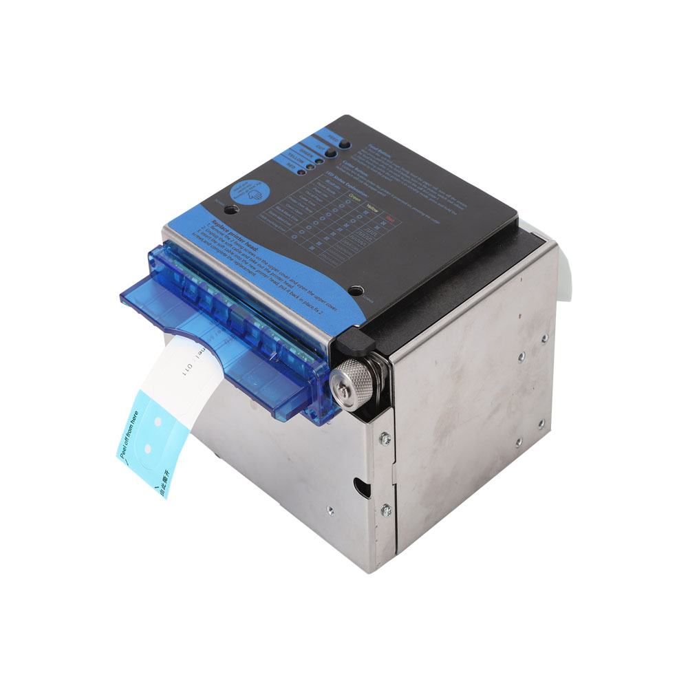 HS-80D printer module integrated in airport self-service check-in kiosk
