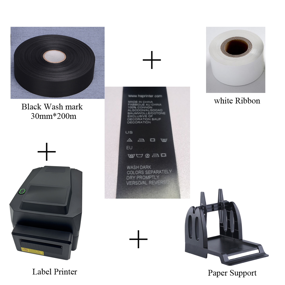 HS-2054/3064 industrial label printer logistics apparel label printing effect