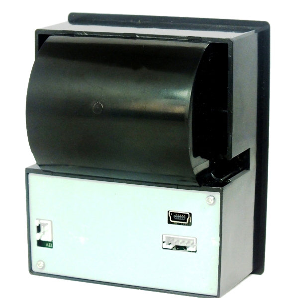 HS-QR702 Thermal Receipt Printer Interface and Paper Bin Side View