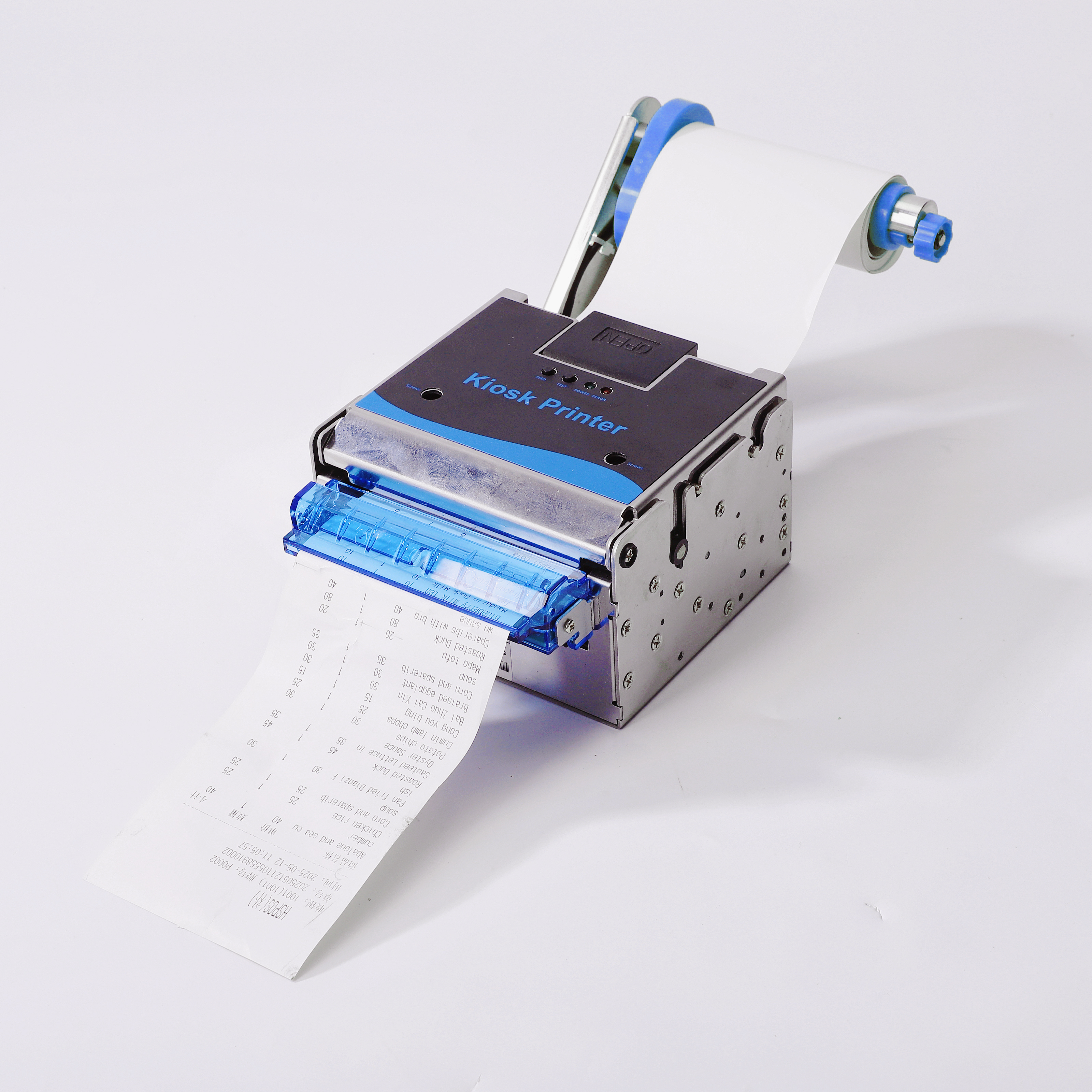 HS-K54 Embedded Kiosk Printer Printing Effect Display