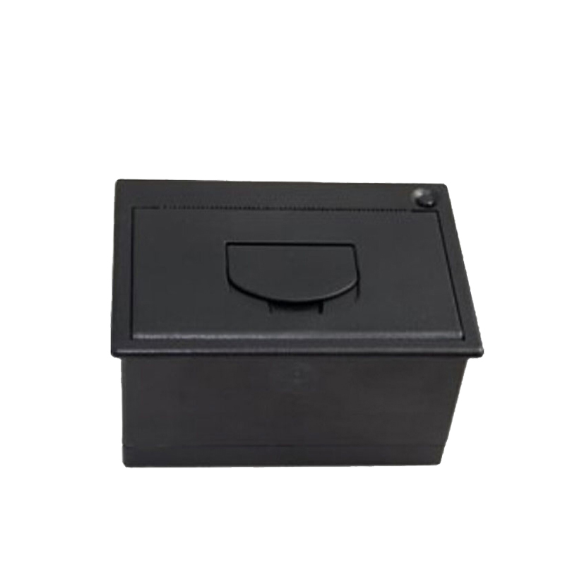 HS-QR24 Thermal Receipt Printer Black Model Top View